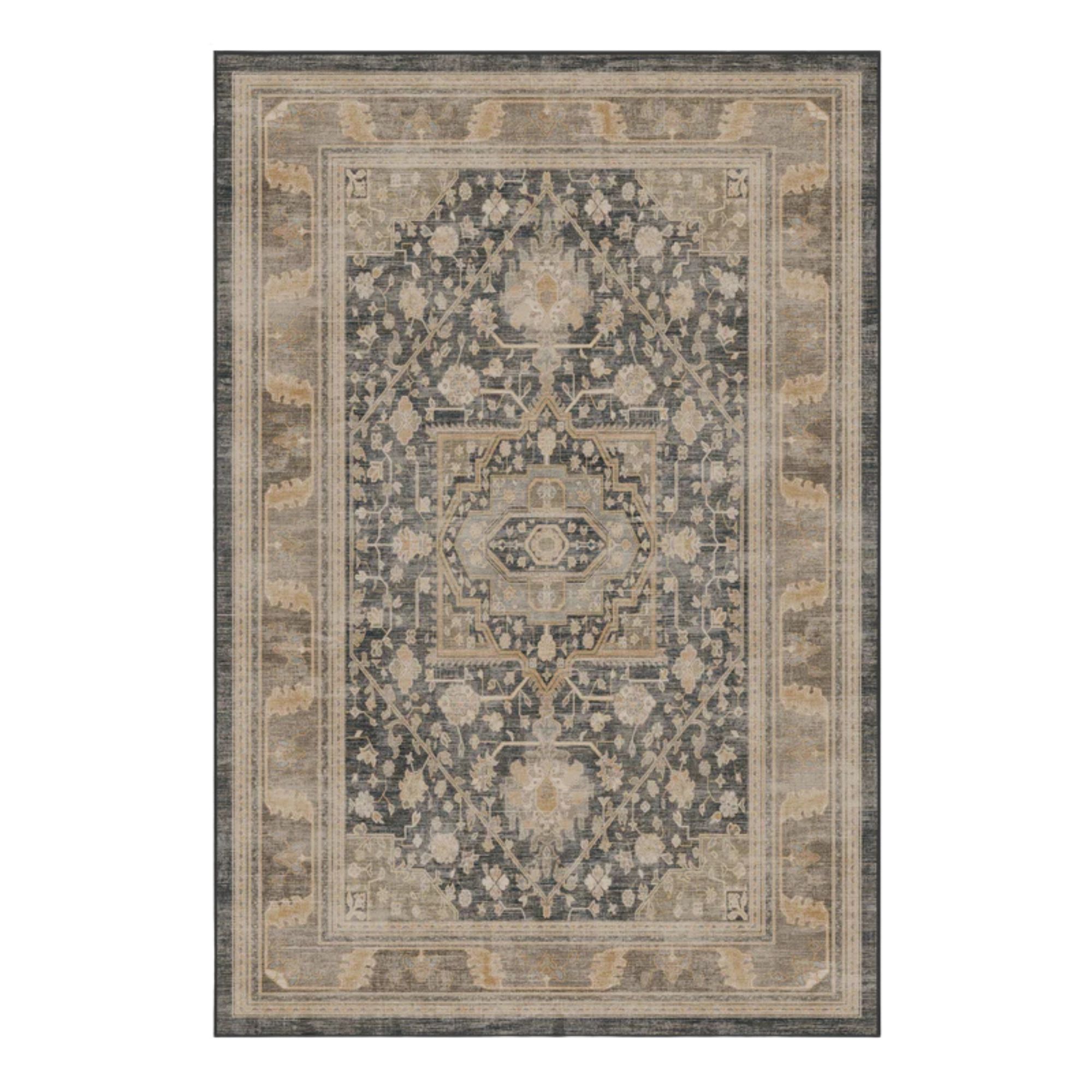 Ruggable, Zahra Ink & Vintage Zitrone Rug