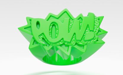 green pow ring