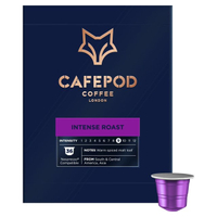 CafePod Intense Roast Nespresso Compatible Aluminium Coffee Pods (36 pods):&nbsp;was £12.40, now £9.92 at Ocado (save £3)