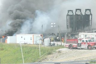 Ohio fracking fire response