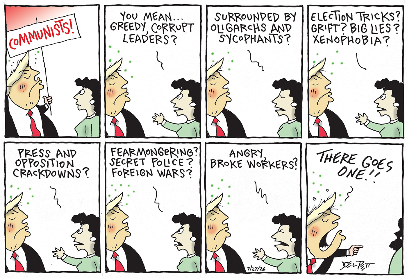 Political cartoon