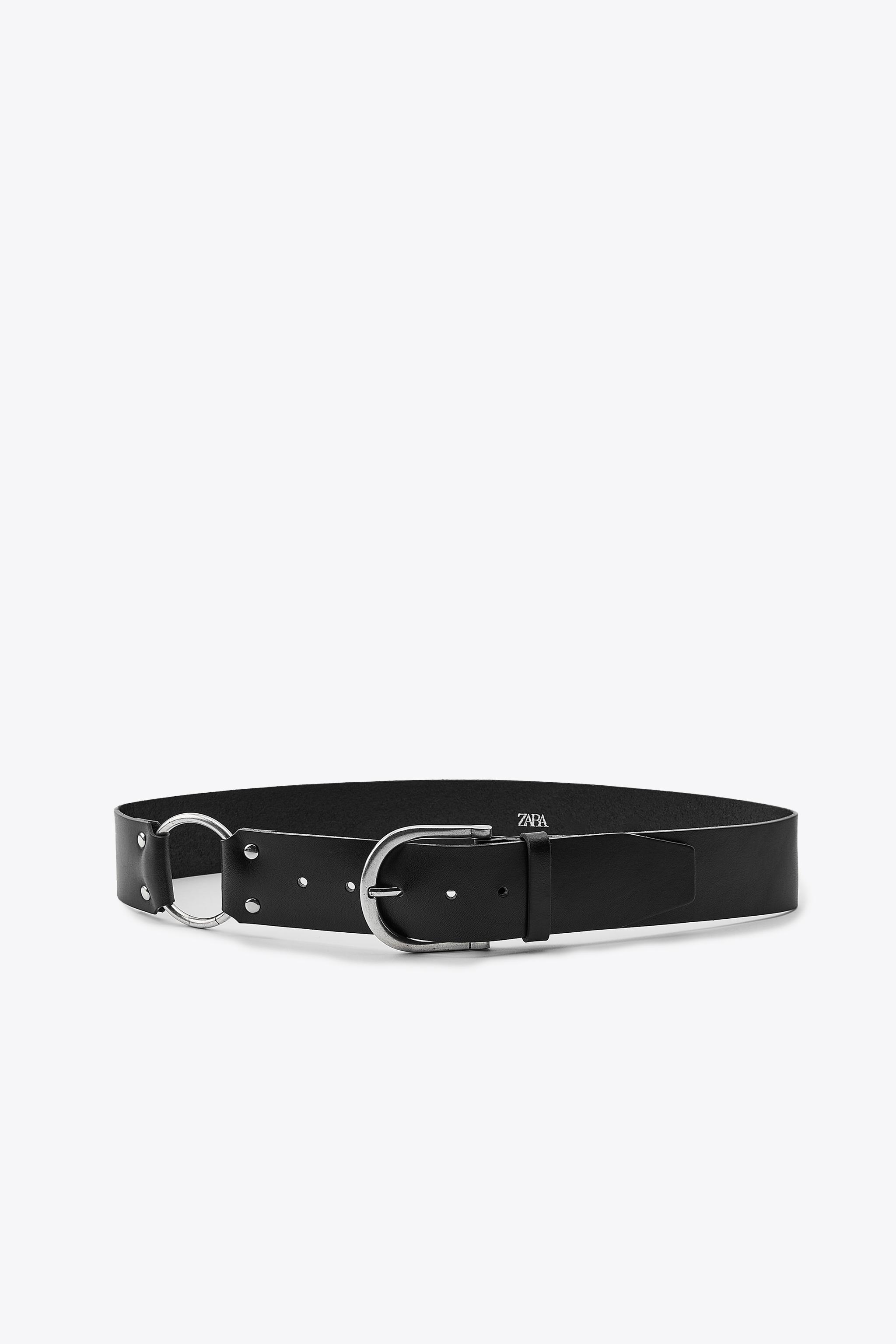 Leather Ring Belt