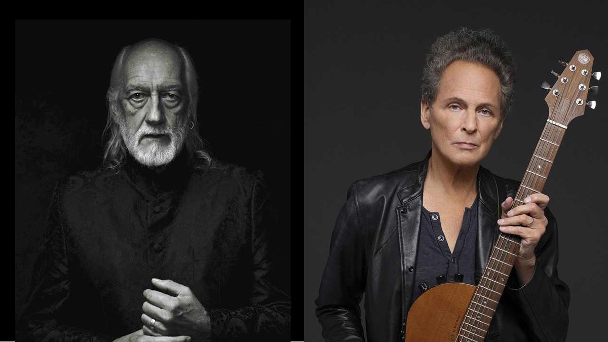 Mick Fleetwood and Lindsey Buckingham press photos