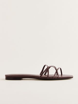 Reformation Wagner Strappy Flat Sandal