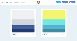 Color Hunt offers a curated collection of colour palettes