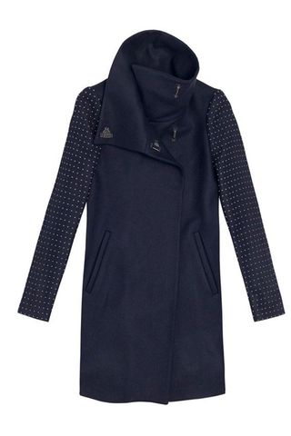 Coat with studded sleeves, winter 2013