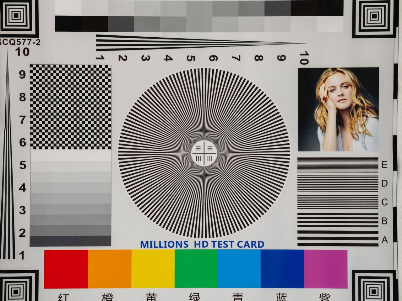 photographic test chart