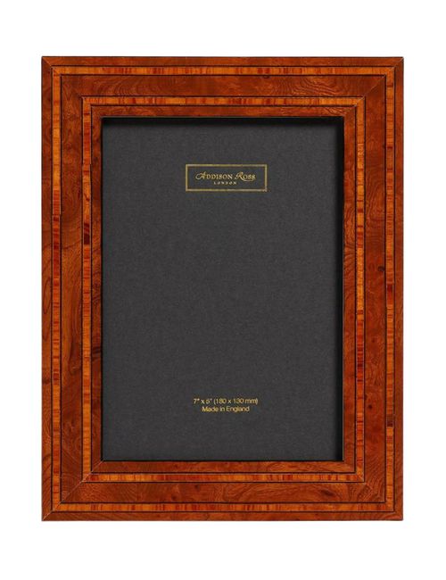 Double Contrast Marquetry 4x6 Photo Frame
