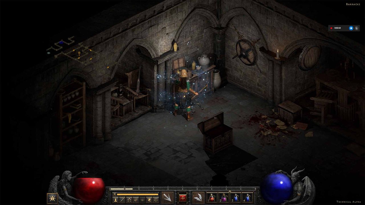 Diablo 2 Resurrected Tech Alpha Original Graphics Detail
