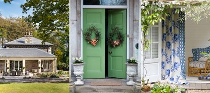 Spring porch decor