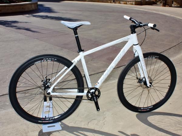Cannondale's fully rigid Trail SL3 29er singlespeed should appeal to purists.