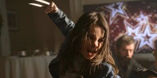 X-23 in Logan attacking