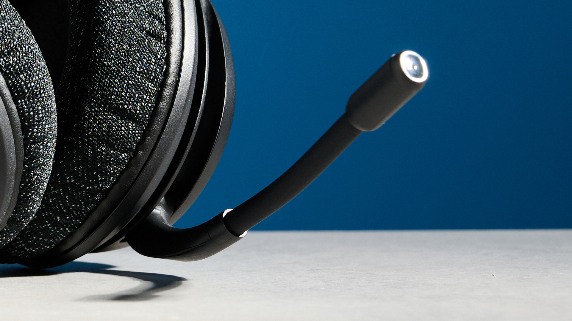 A black Belkin SoundForm Adapt wireless headset