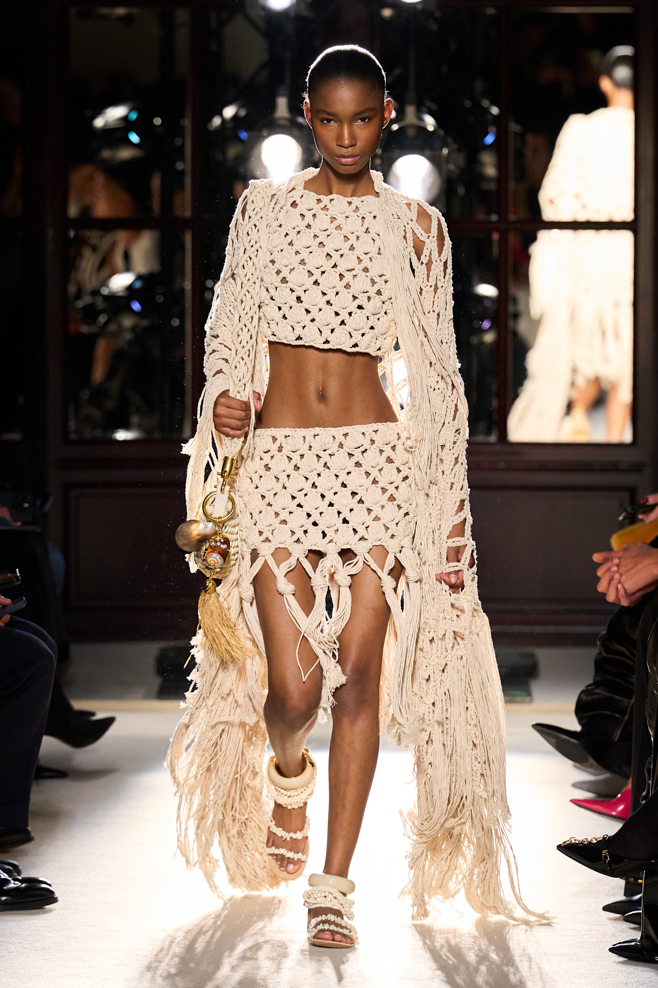 fringe on the spring 2026 runway of balmain