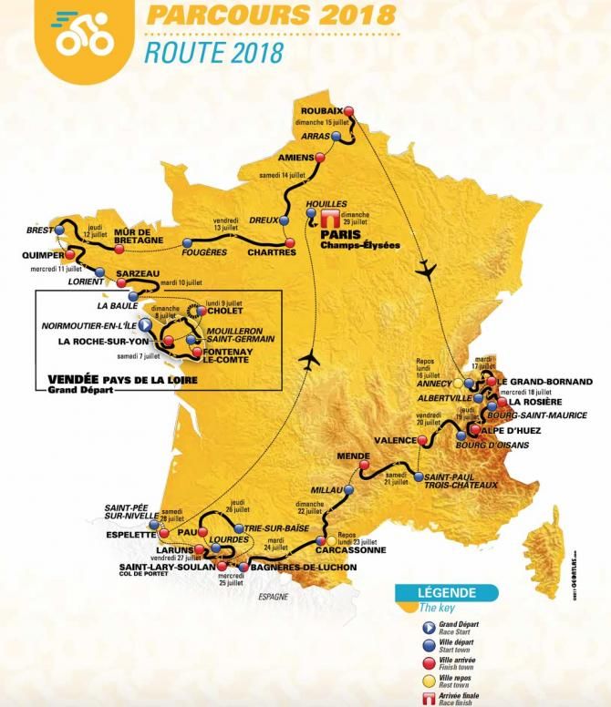 Tour de France 2018 route revealed | Cyclingnews