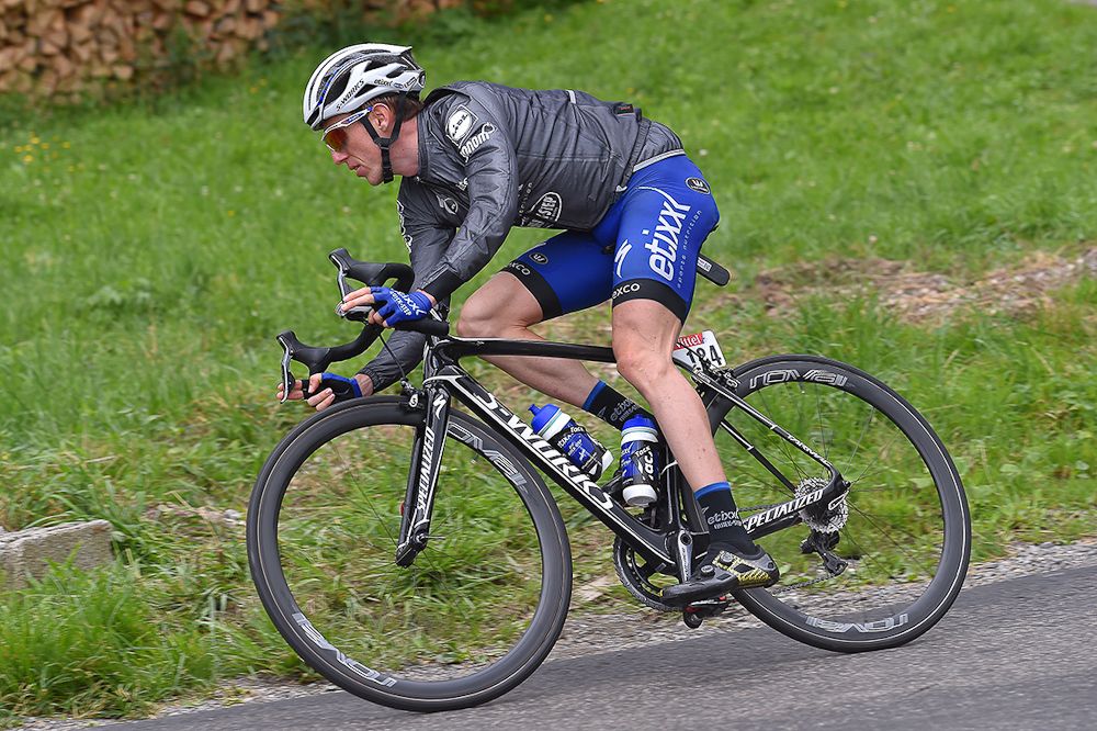 Dan Martin descends during stage 20 of the Tour de France.