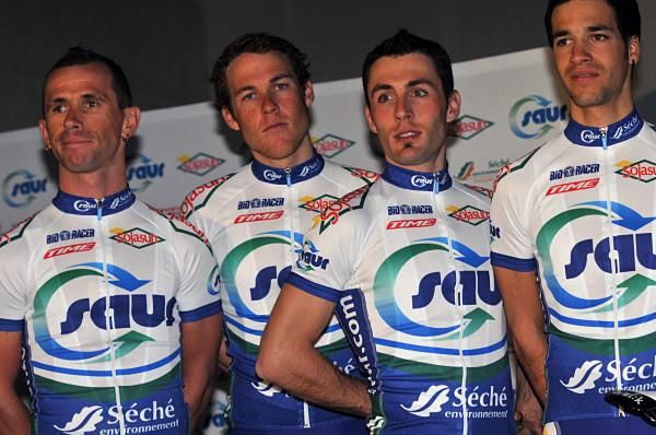 Jimmy Casper, Cyril Bessy, Jonathan Hivert and Jeremie Galland