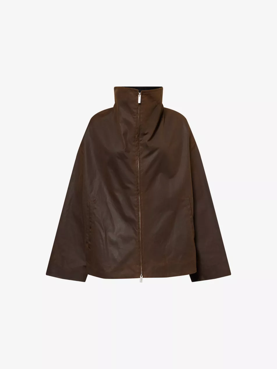 Country Funnel-Neck Cotton Jacket