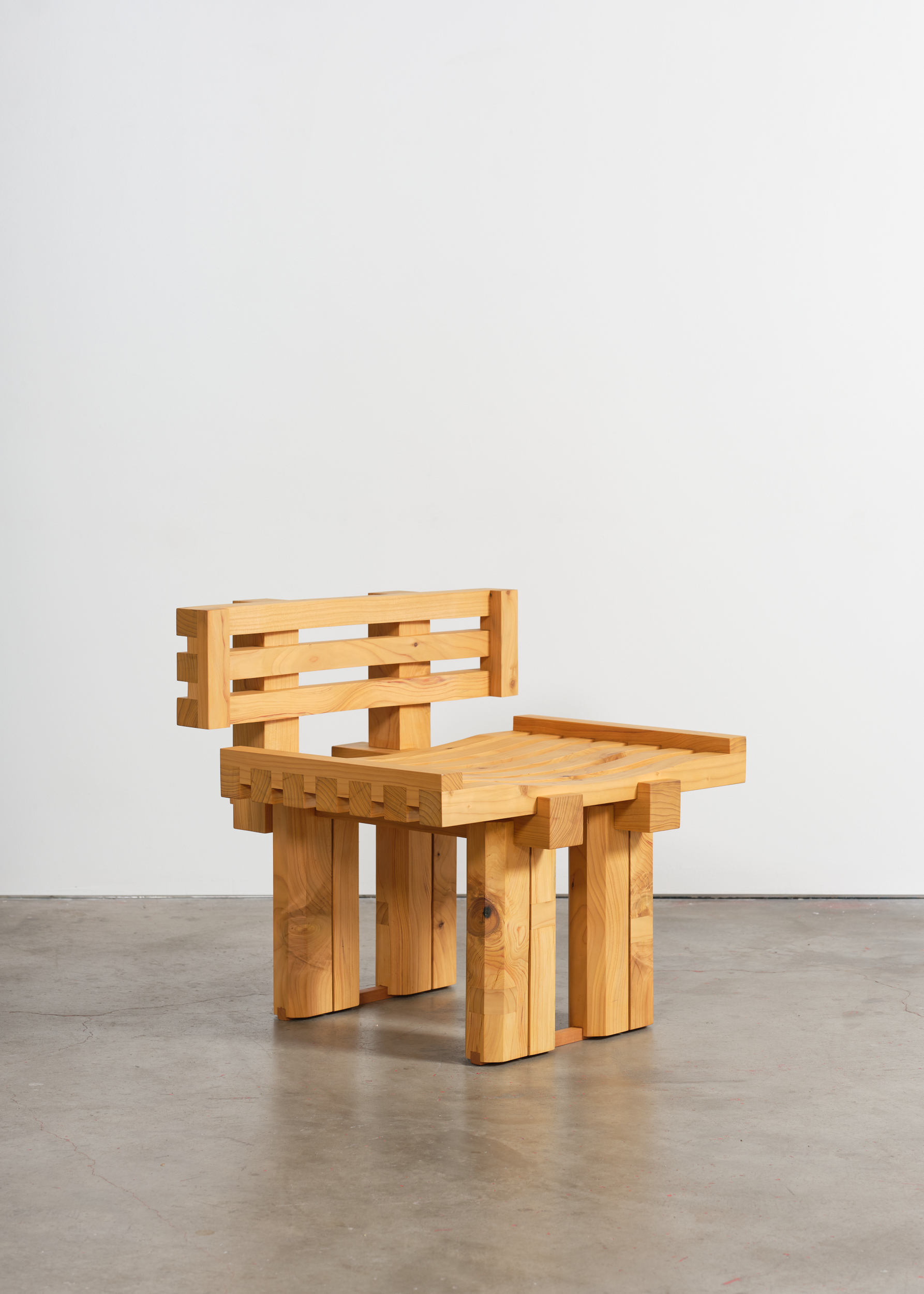 furniture made from wood salvaged from the LA wildfires