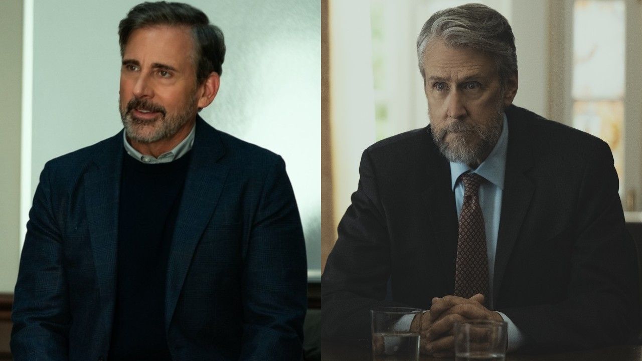 Hoe Alan Ruck zichzelf ervan weerhield een meltdown te krijgen terwijl hij een hilarische haanscène deelde met Steve Carell
