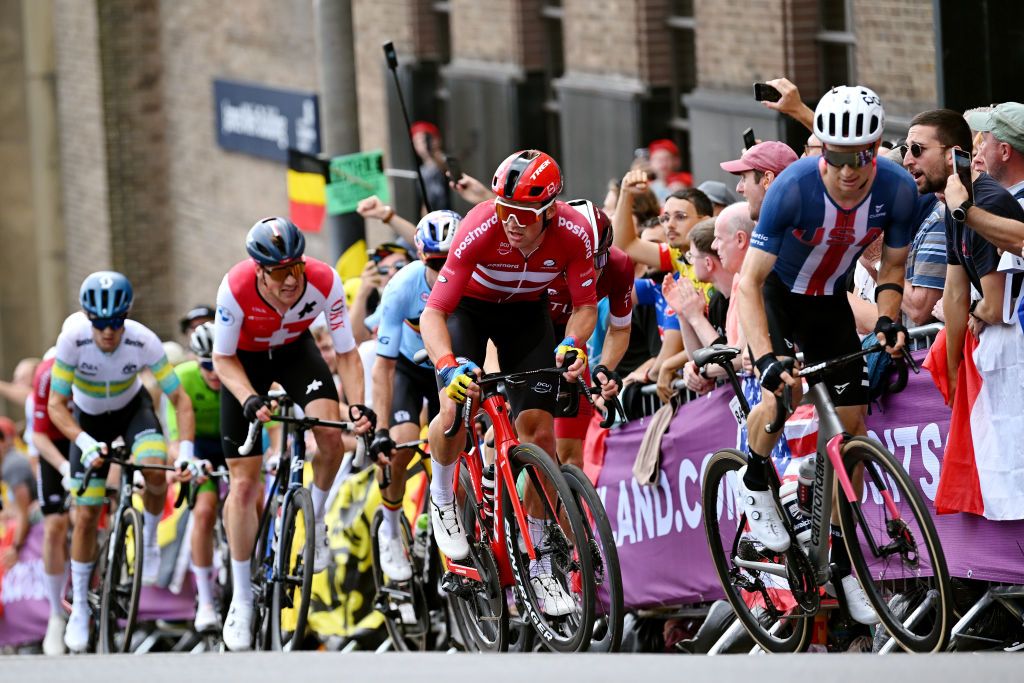 Mads Pedersen of Denmark made the select group of 28 riders
