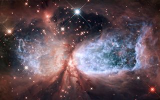 Hubble Serves Up a Holiday Snow Angel