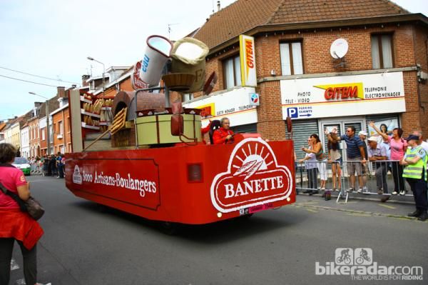 We were a little disappointed that the bread oven on this float wasn't actually operational.