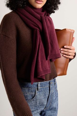 THE ELDER STATESMAN Cashmere Scarf