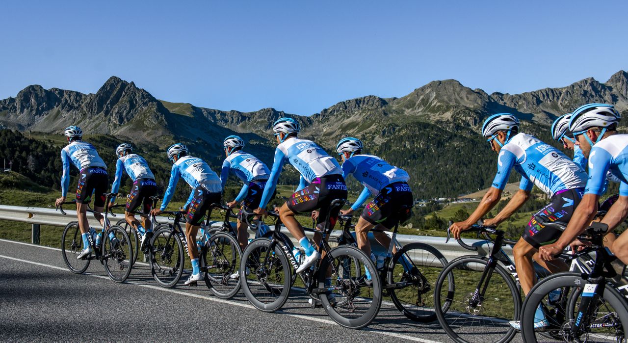 The squad out on the road