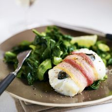Baked Cod-Bacon-sage-Food-woman and home