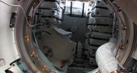 ATV-4 Interior Following Hatch Opening