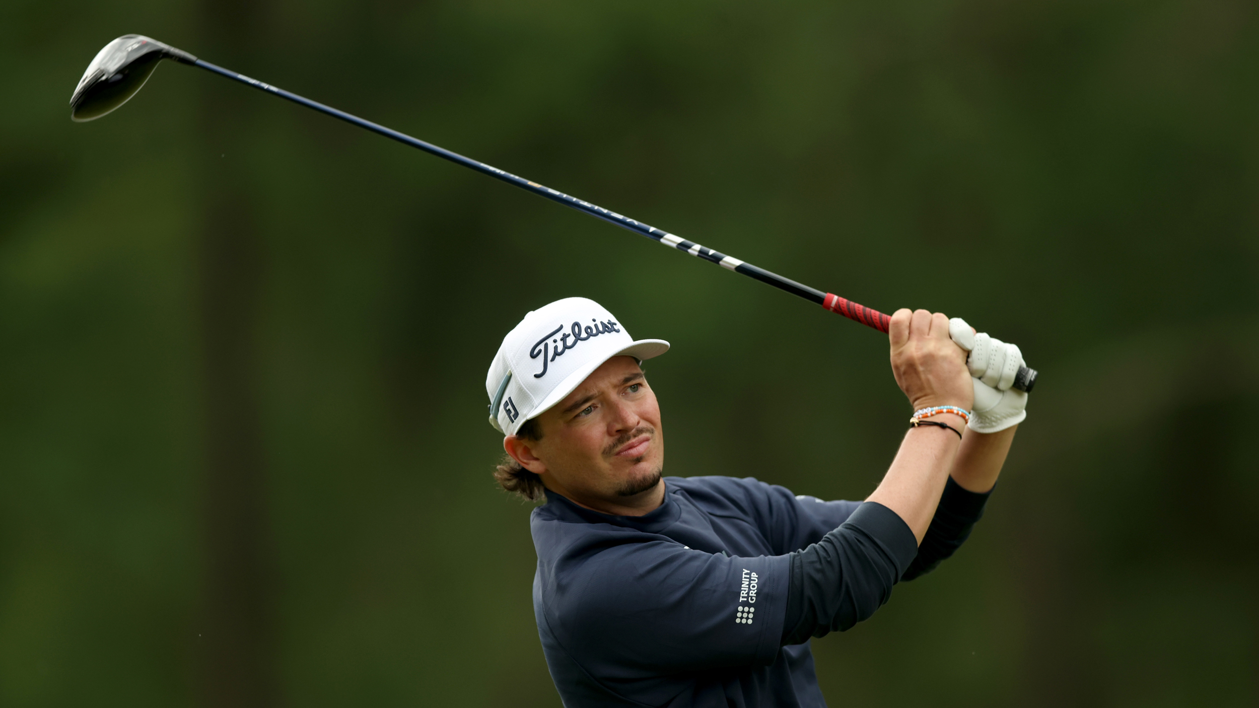 Ewen Ferguson hits a drive during round four of the 2025 Soudal Open