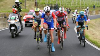 The breakaway made it to the finish on stage three of the Giro d'Italia