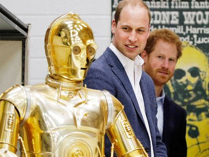 William and Harry Star Wars
