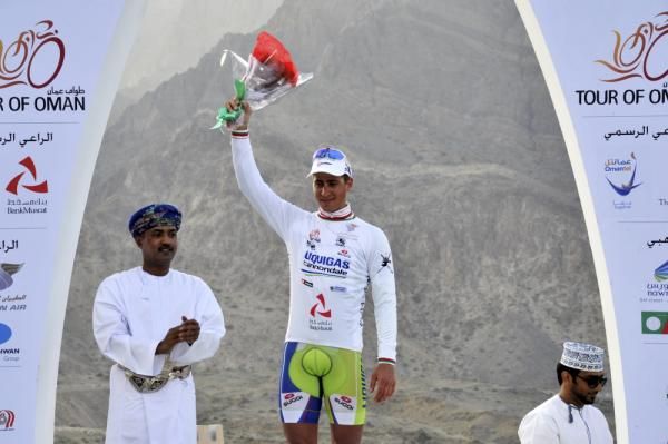 Peter Sagan celebrates a stage win