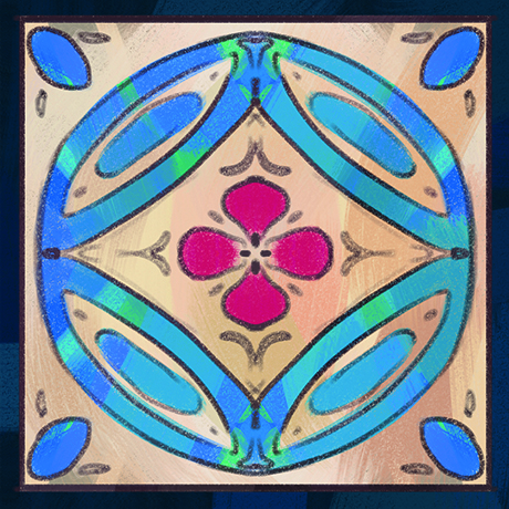 Images from a tutorial on how to use 3D models for 2D concept art