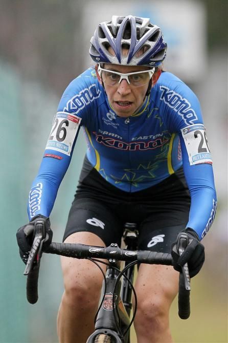 European champion Helen Wyman (Kona) would finish 10th in the Heusden-Zolder World Cup round