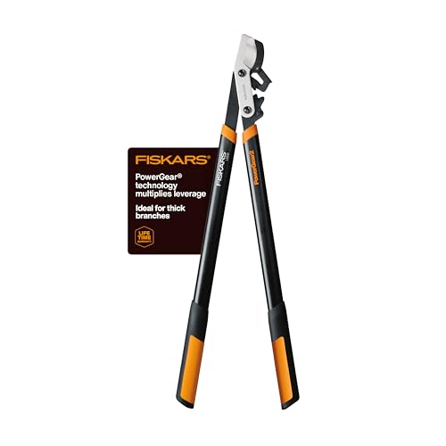 Amazon.com : Fiskars 32-Inch Loppers for Tree Trimming, Heavy Duty, Low-Friction Sharp Steel Blade, Branch Cutter Up to 2-Inch Diameter Cut Capacity, Powergear2 Technology That Multiplies Power for Less Effort : Patio, Lawn & Garden