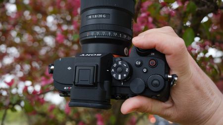 The Sony A7R VI photographed outdoors