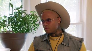 Jibri with cowboy hat on in 90 Day Fiancé