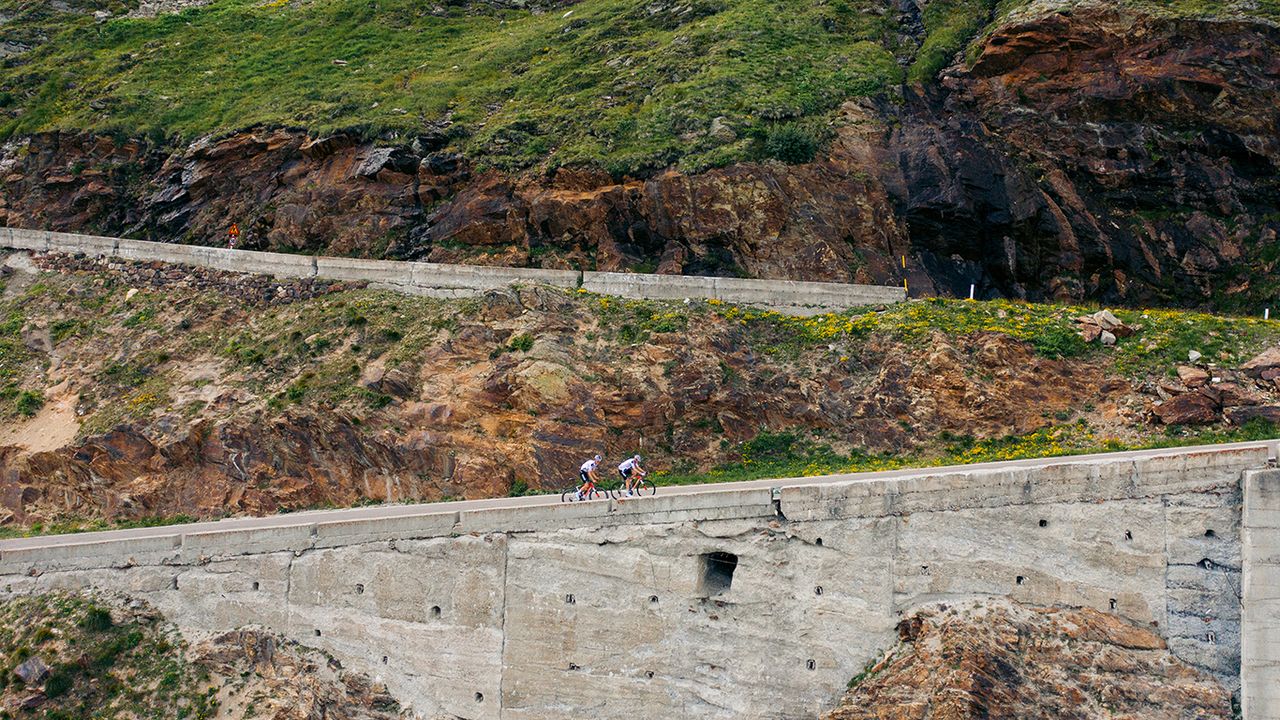 Team Sunweb training in K&uuml;htai, Austria in July after the coronavirus pandemic halted the road season