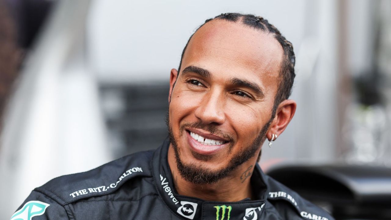 lewis hamilton on a white background