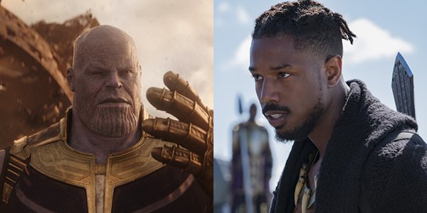 Thanos and Killmonger