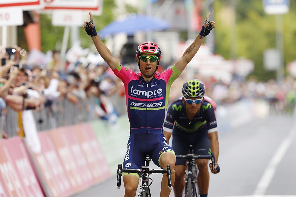 Diego Ulissi (Lampre-Merida) wins stage 11 at the Giro d'Italia