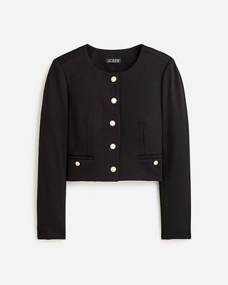 Cropped Lady Jacket in Stretch Twill