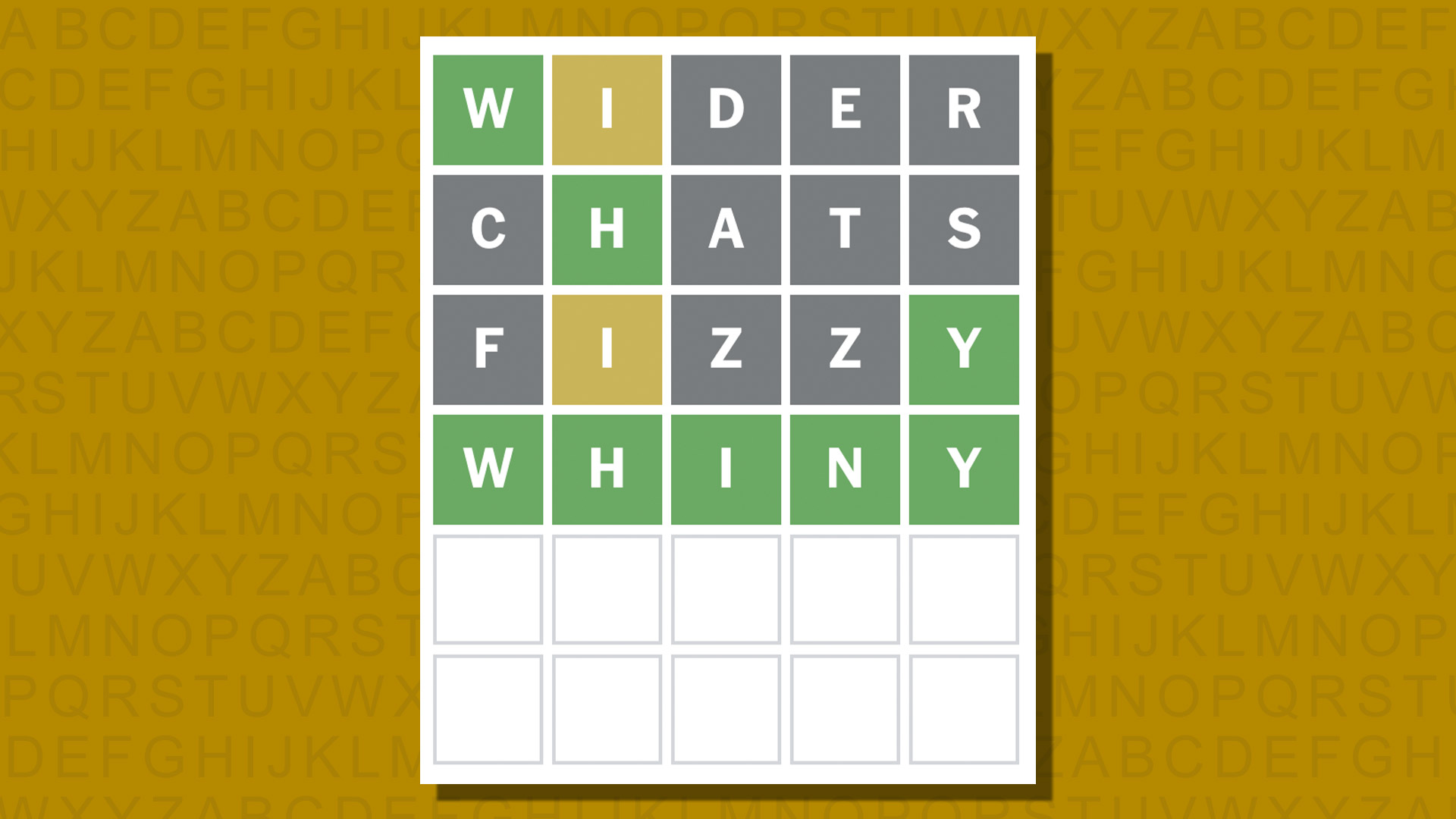 Ответ в формате Word для игры 1028 на желтом фоне