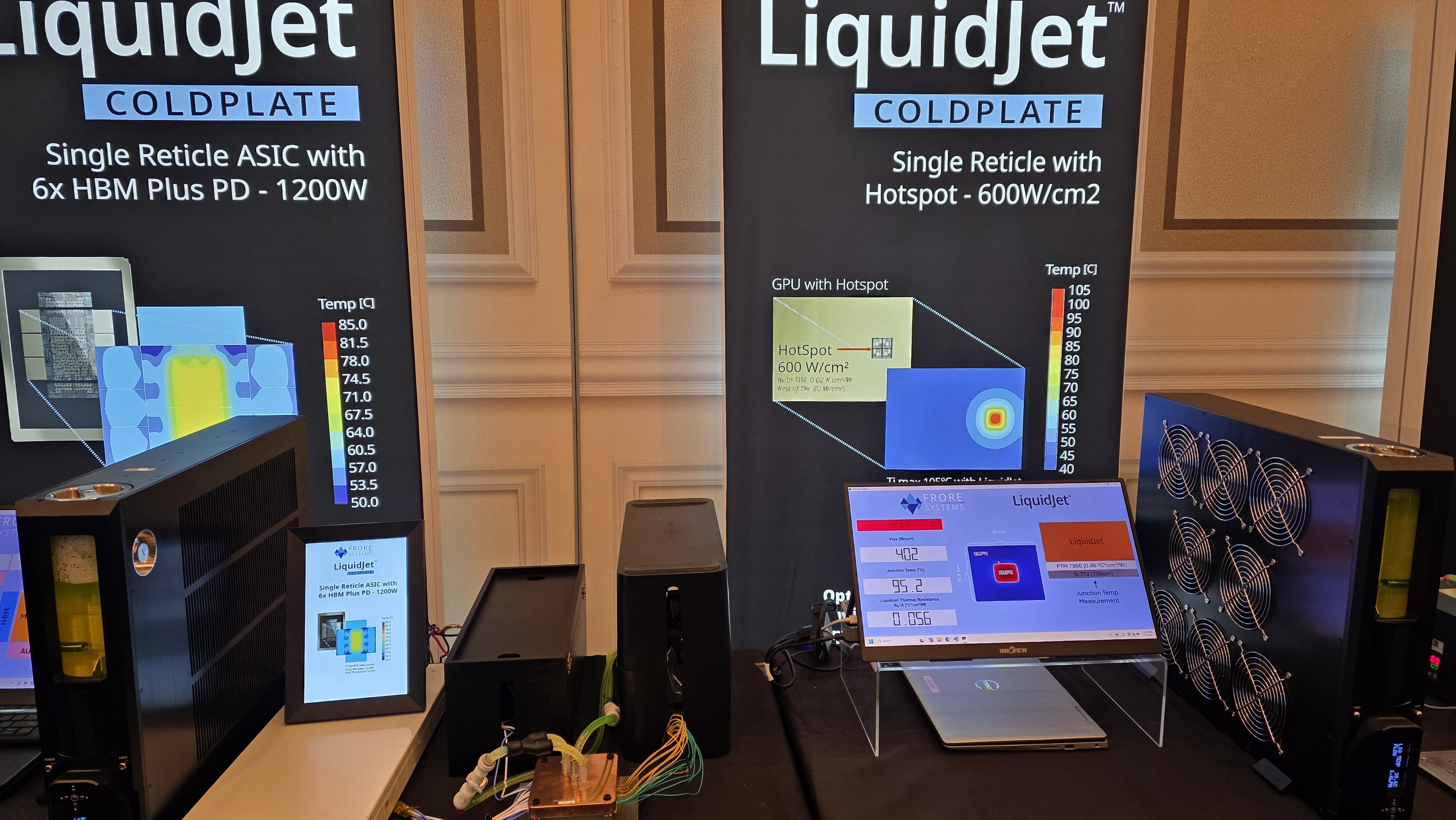 Frore Systems CES 2026 AirJet and LiquidJet live demo