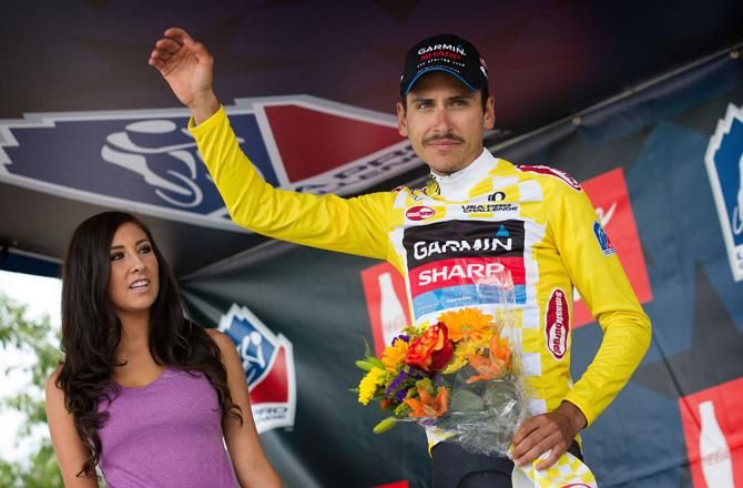 Lachlan Morton (Garmin Sharp) leads the USA Pro Challenge after stage 2