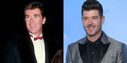 Alan Thicke and Robin Thicke at 42 