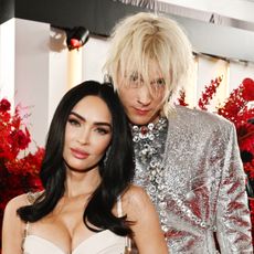 Megan Fox and Machine Gun Kelly attend the 65th GRAMMY Awards on February 05, 2023 in Los Angeles, California. 